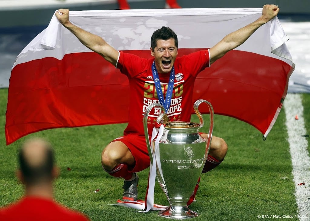 Lewandowski voetballer van het jaar in Duitsland