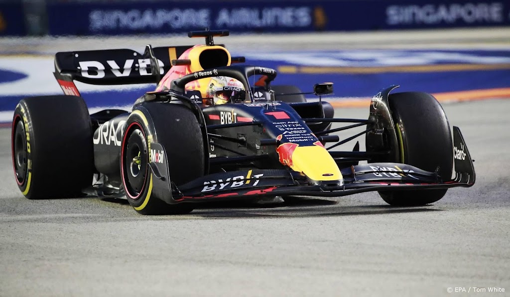 Verstappen vierde in teleurstellende tweede training Singapore