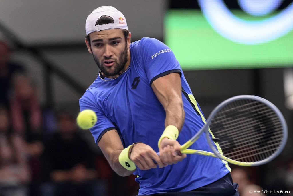 Stijve nek houdt tennisser Berrettini uit masters Parijs