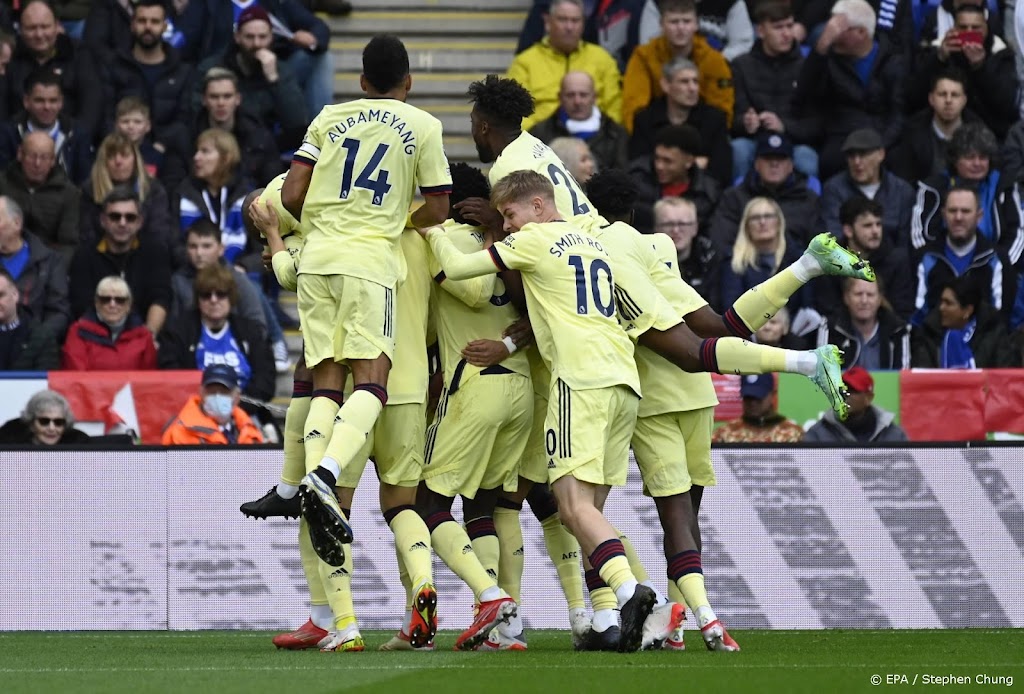 Arsenal wint ook uitwedstrijd tegen Leicester City