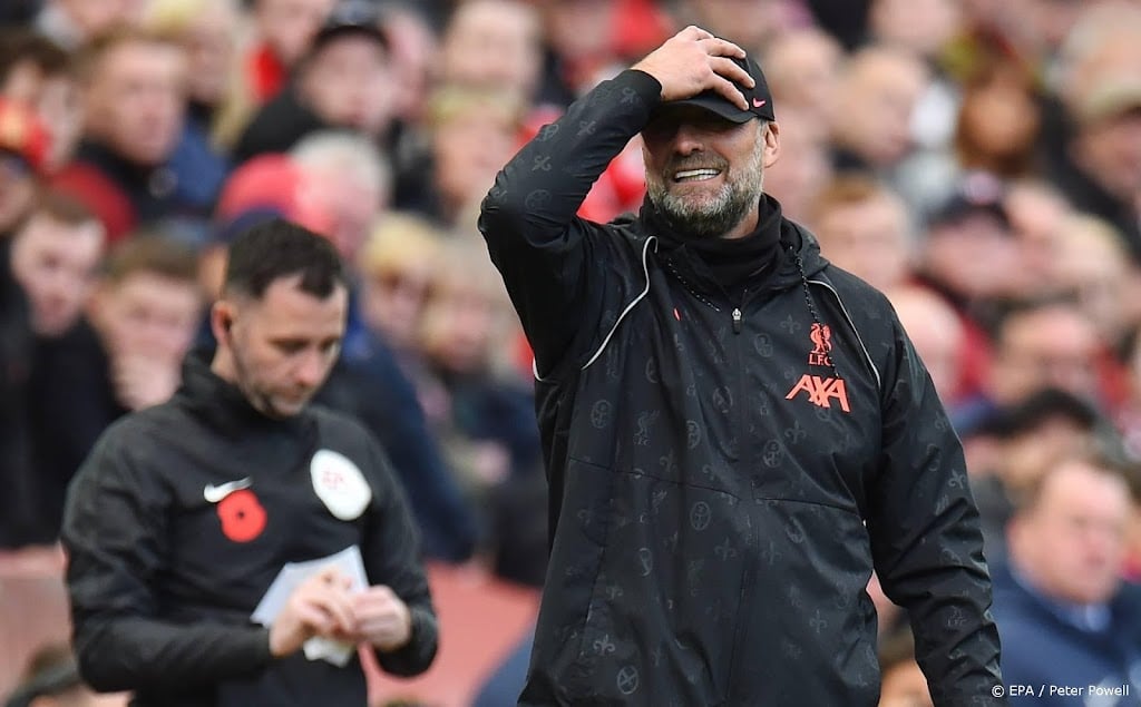Klopp ontevreden over houding van spelers Liverpool