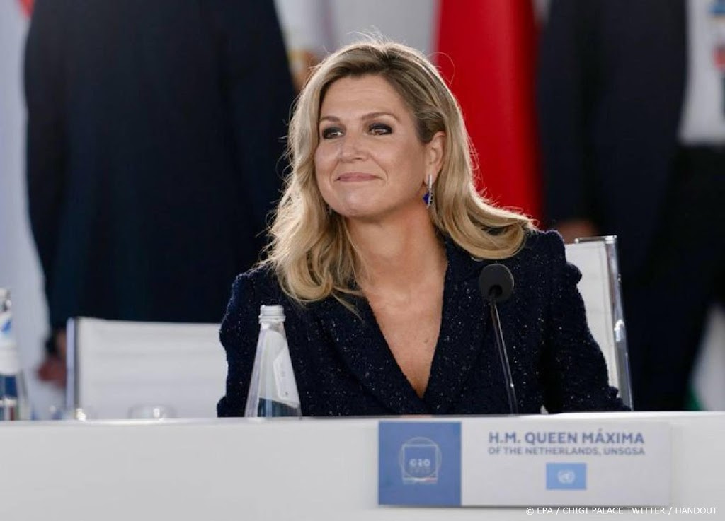 Máxima ontmoet wereldleiders bij G20-bijeenkomst in Rome