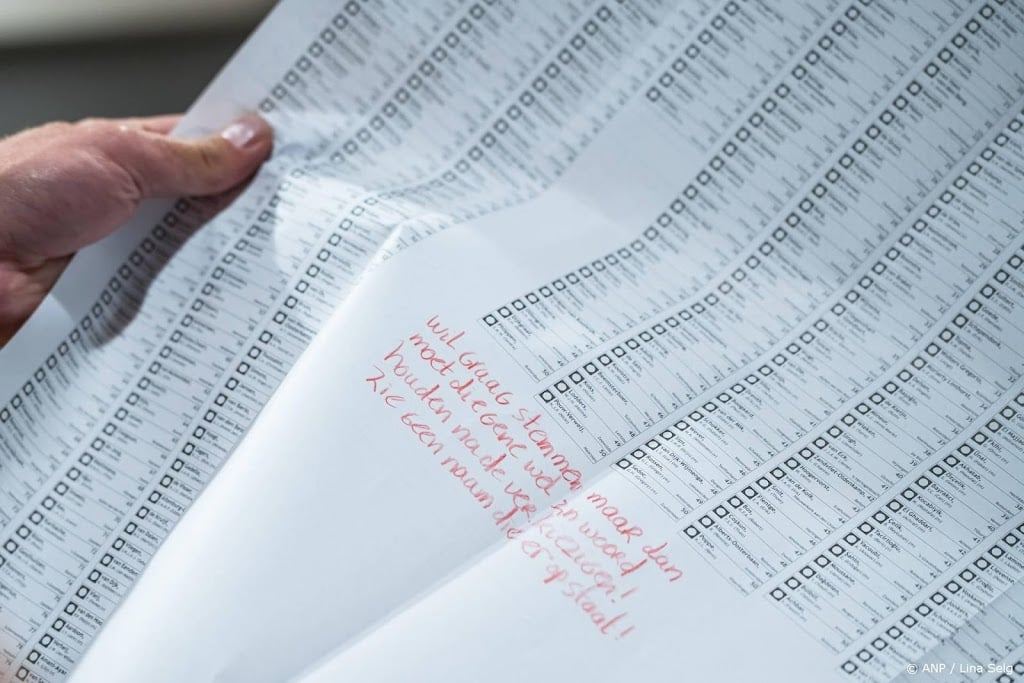 Iets meer stemmen ongeldig dan bij vorige verkiezingen