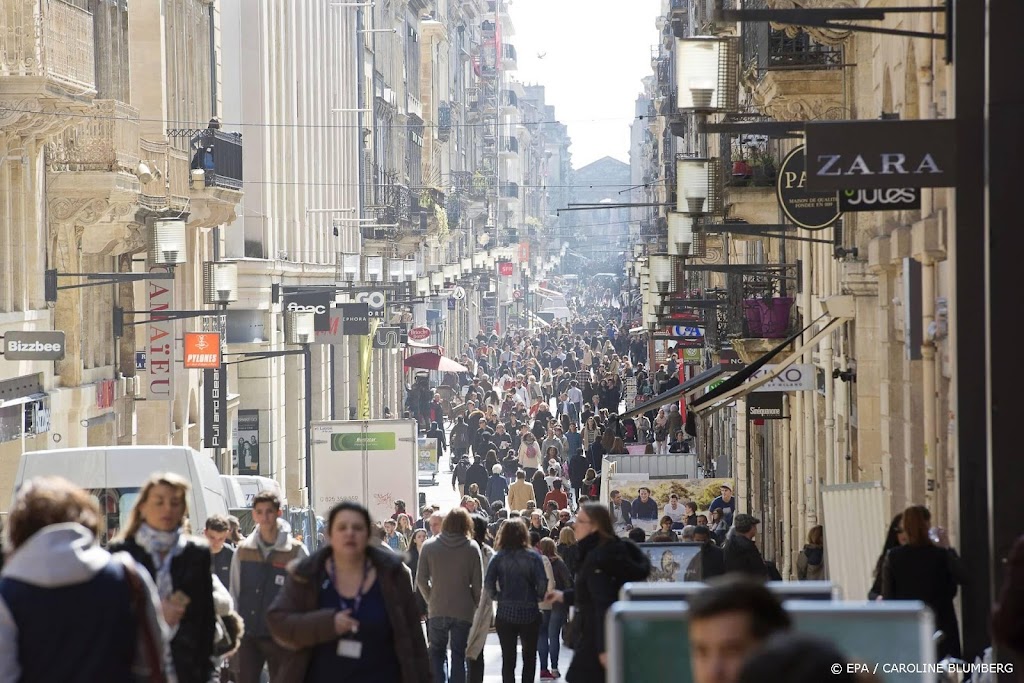 Franse inflatie blijft steken op recordhoogte