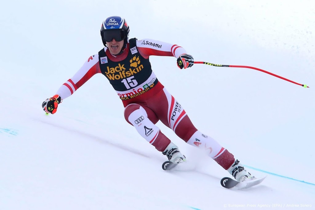 Skiër Mayer wint op afdaling wereldbekerwedstrijd in Bormio