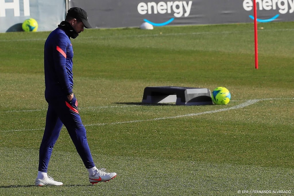 Atlético-trainer Simeone en vier spelers hebben corona