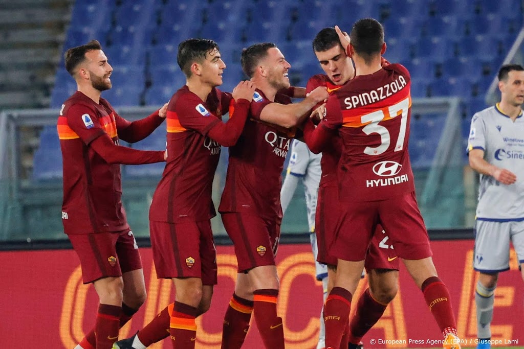 AS Roma weer derde na zege op Hellas Verona