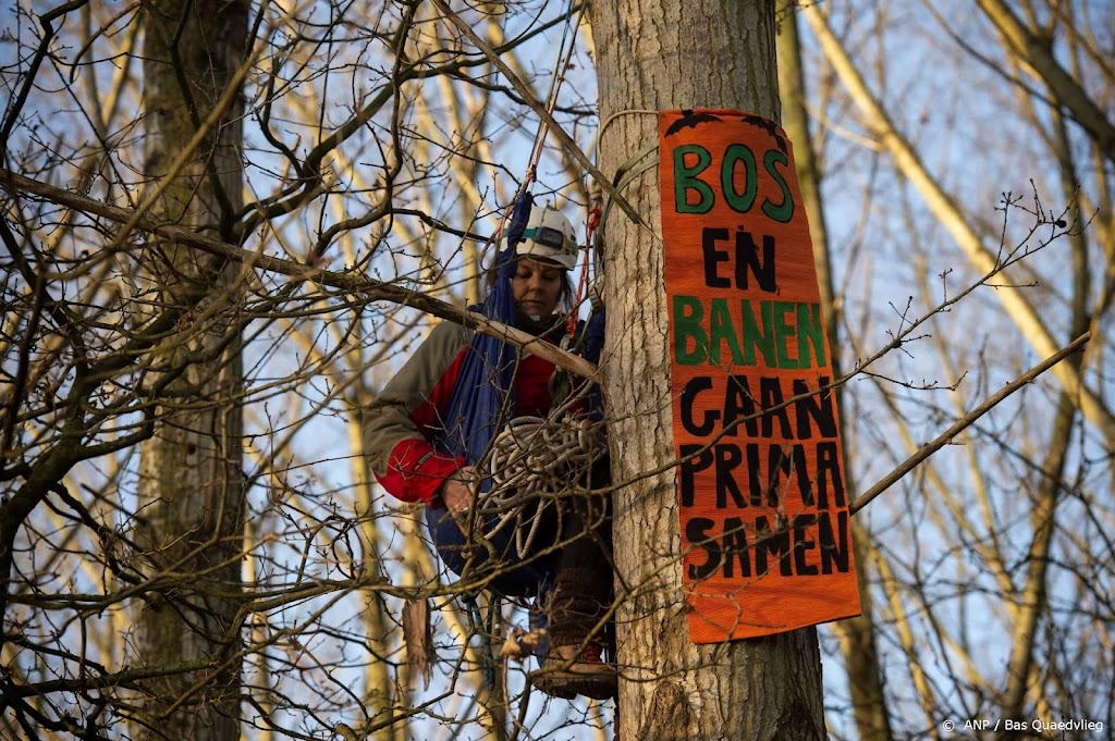 Bezetters bos bij autofabriek VDL Nedcar trotseren storm