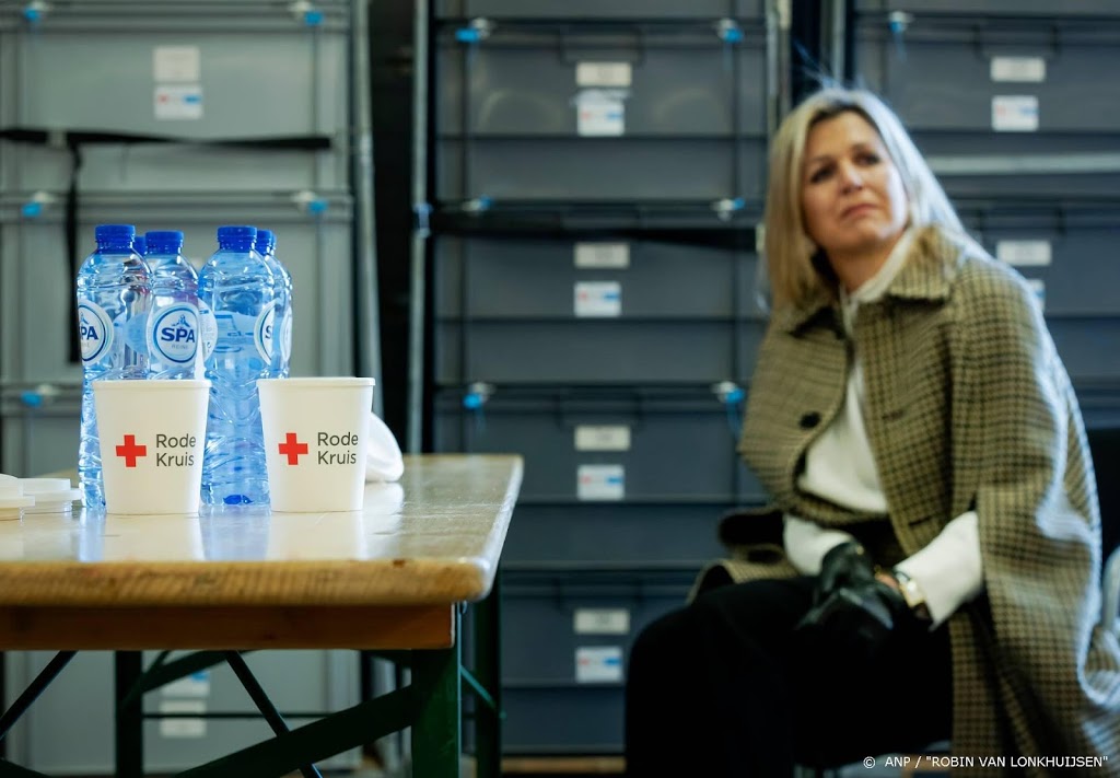 Bezoek koningin Máxima aan vrijwilligers Rode Kruis