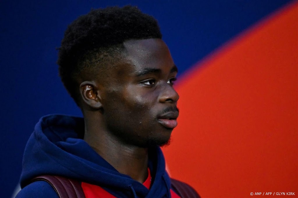 Arsenal-aanvaller Saka na ruim drie maanden terug in selectie