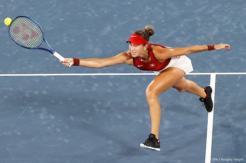 Tennisster Bencic wint olympische finale van Vondrousova