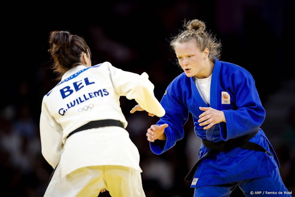Judoka Van Dijke kan brons van Tokio in Parijs niet herhalen