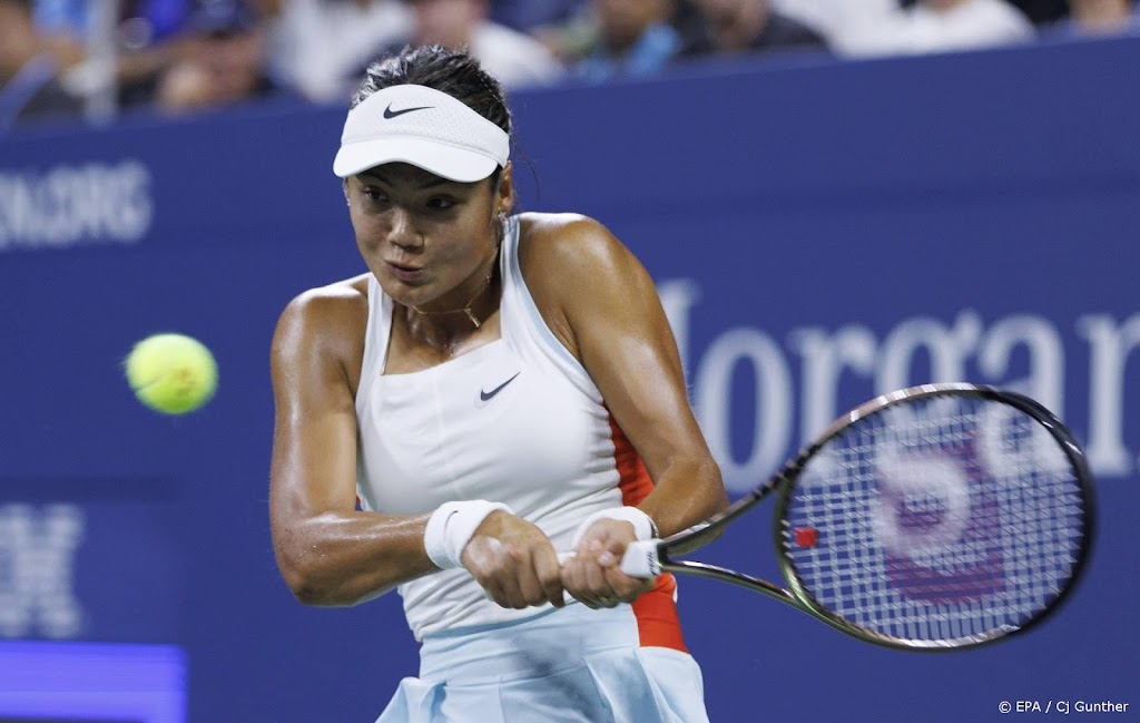 Titelhoudster Raducanu verliest in eerste ronde US Open