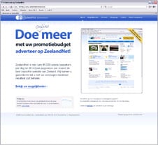 Screenshot adverteren zeeland