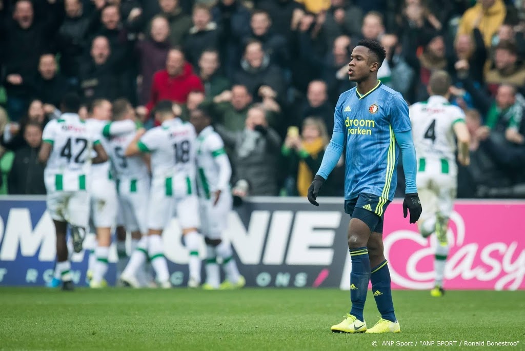 Feyenoord speelt gelijk bij FC Groningen: 1-1