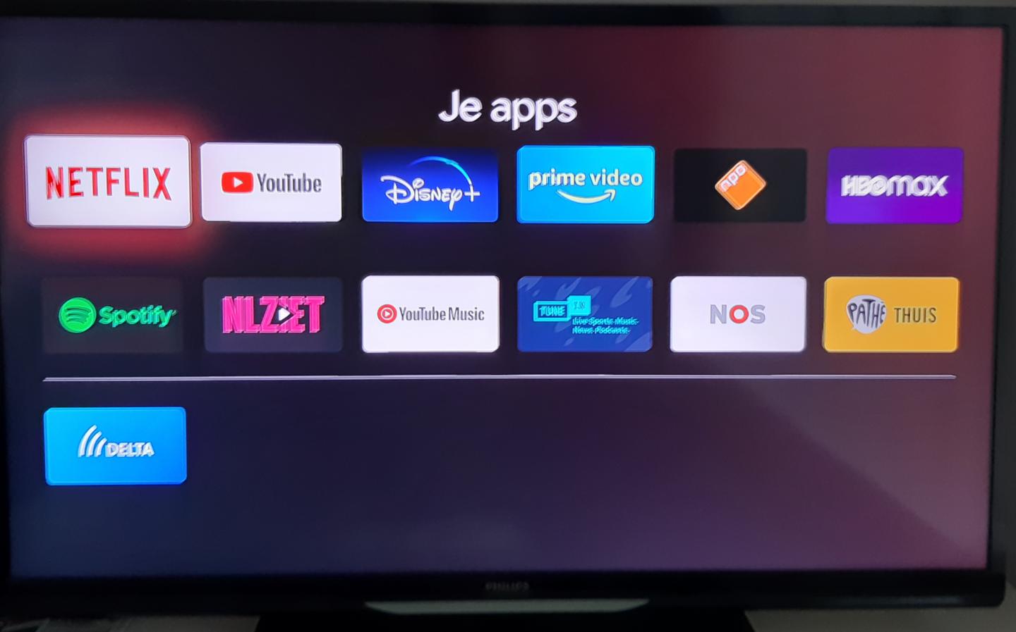 Nietje In Portier Delta Smart TV apps (test) - ZeelandNet Serviceforum