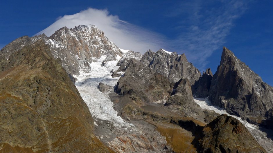 de Mont-blanc 4810 m hoog | ZeelandNet Foto