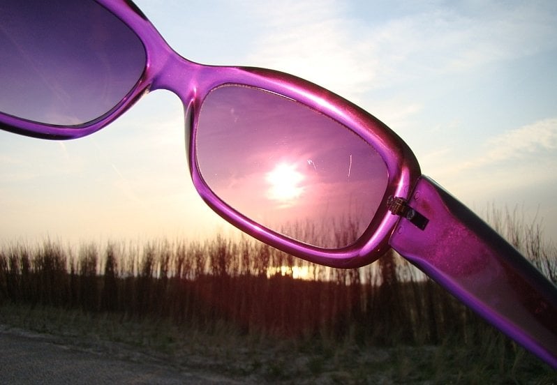 Door een roze (paarse) bril..... | ZeelandNet Foto
