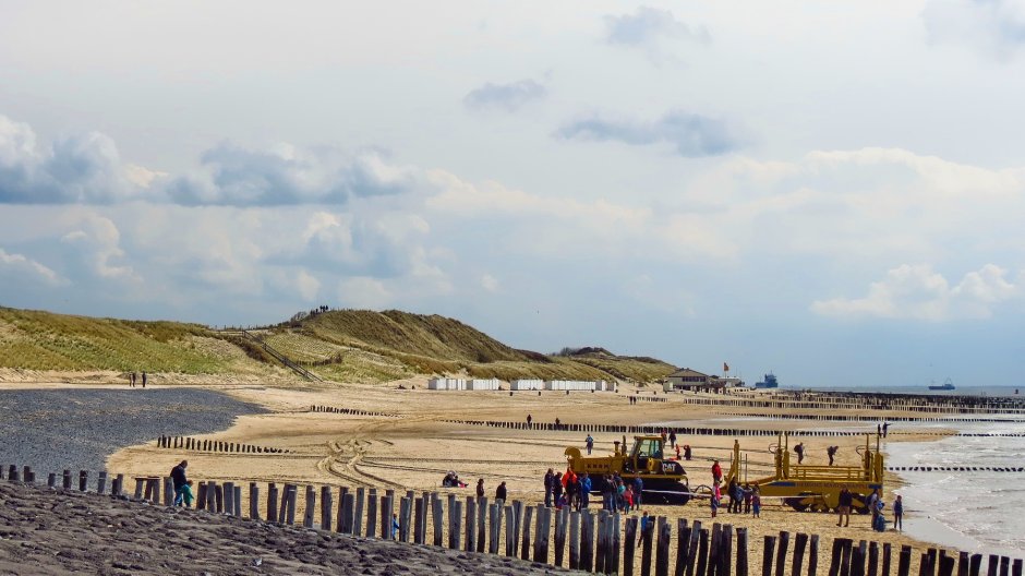 Westkapelle duinen en strand. Foto Westkapelle duinen en strand. Foto