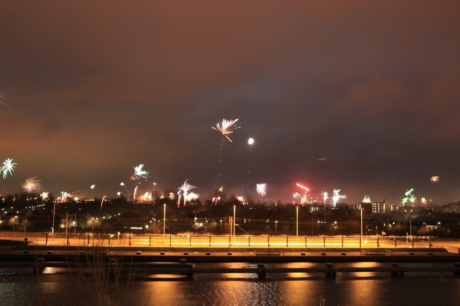 Vuurwerk Boven Middelburg Dauwendaele Zeelandnet Foto