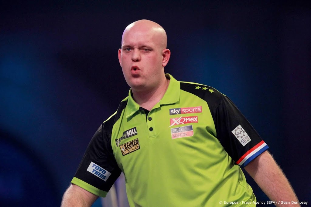 Darter Van Gerwen verlaat met pijnlijke nederlaag WK