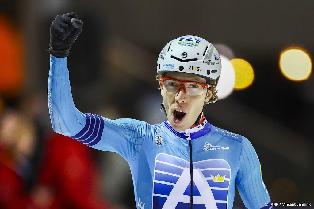 Schaatser Bergsma pakt 2e Nederlandse marathontitel op kunstijs