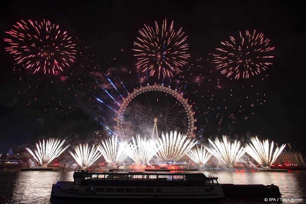 Deel vuurwerkshow in Londen is eerbetoon aan overleden Queen