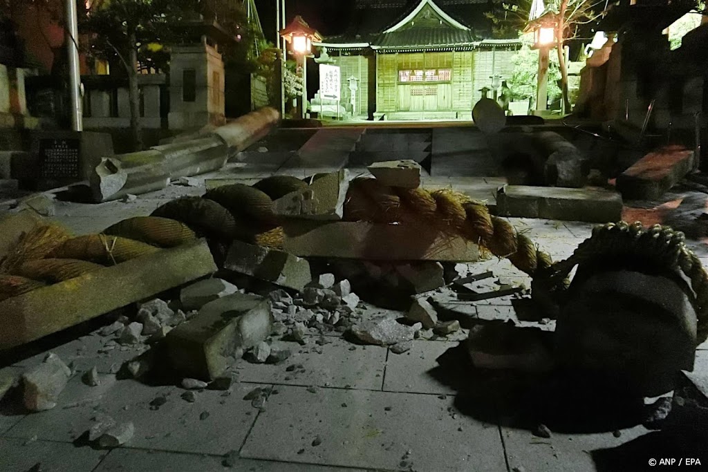 Meerdere doden bevestigd na aardbeving in Japan