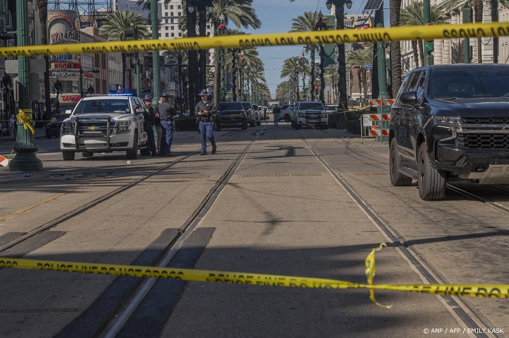 Politie zoekt handlangers en explosieven na aanslag New Orleans