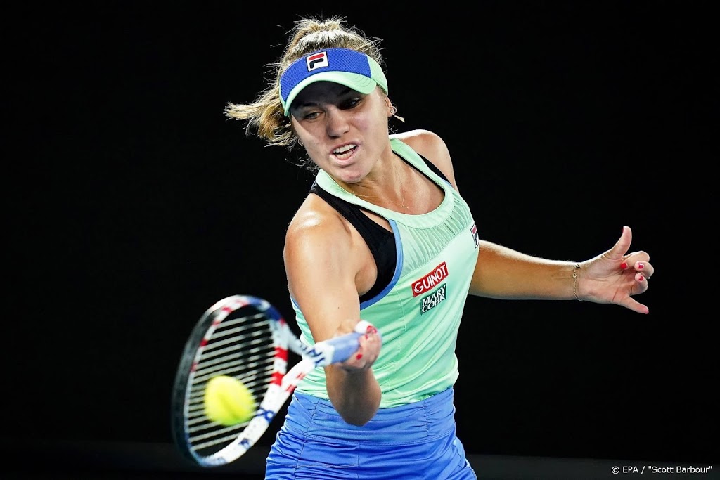 Tennisster Kenin vecht zich naar eindzege Australian Open   