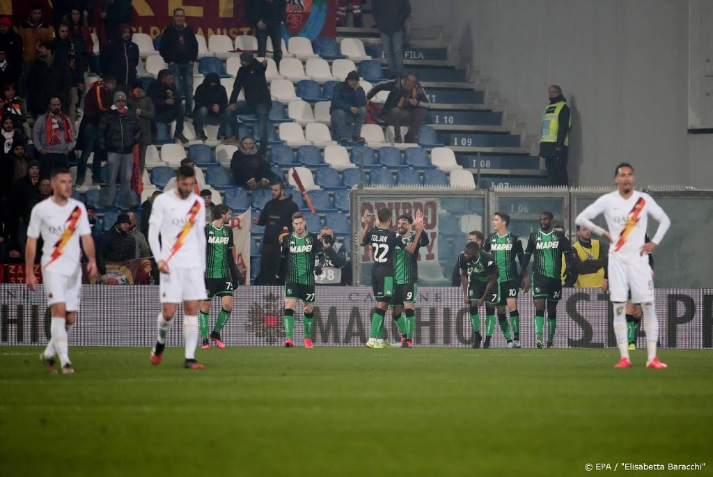 AS Roma verliest bij Sassuolo na slechte eerste helft