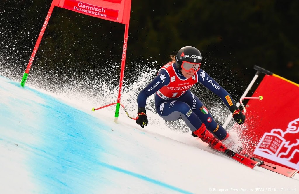 Skiester Goggia mist WK door kniebreuk