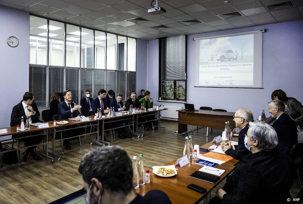 Rutte 'onder de indruk' van de OVSE in Oekraïne