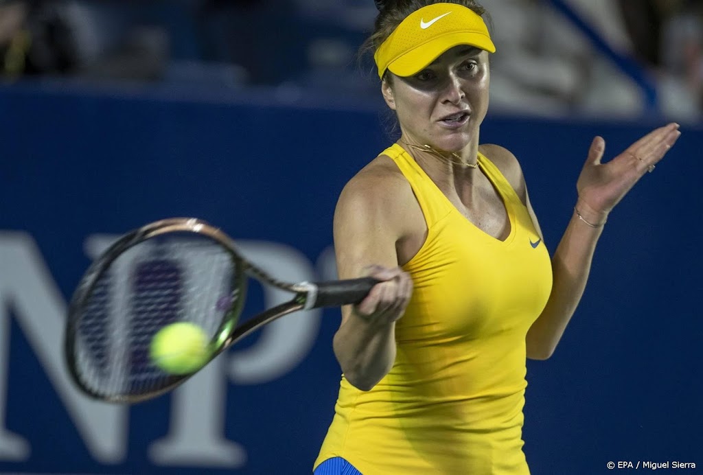 Oekraïense tennisster Svitolina wil geen Russen in Parijs 
