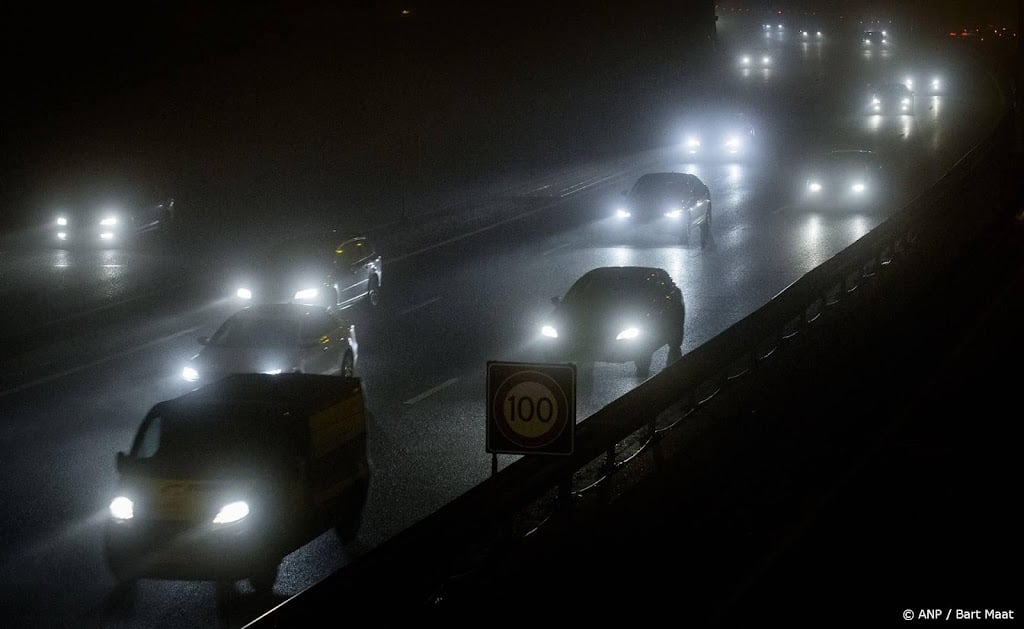 Code geel om dichte mist