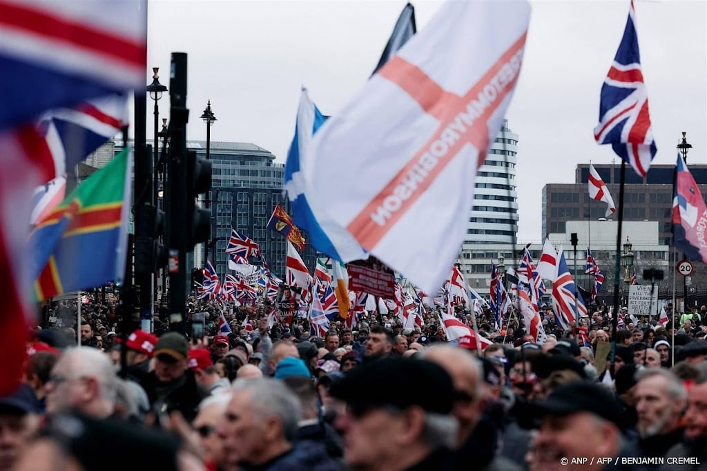 Arrestaties in Londen bij grote betoging voor rechtse activist
