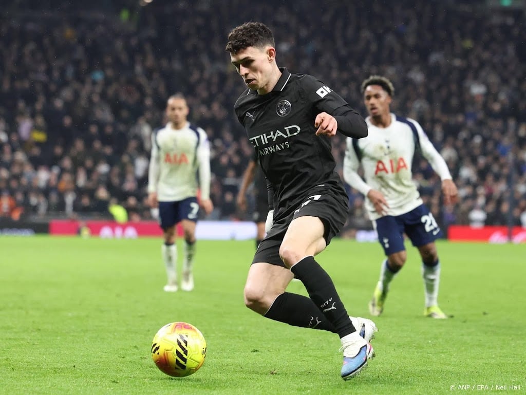 City verspeelt punten tegen Spurs en ziet Arsenal uitlopen