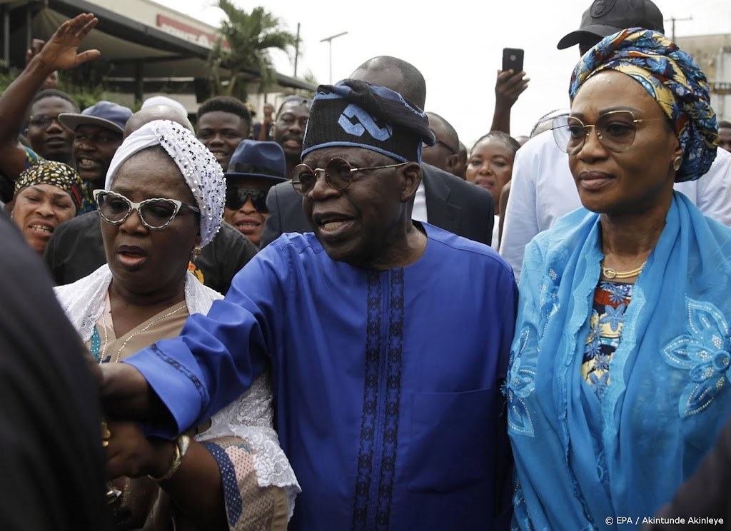 Tinubu ontvangt meeste stemmen in presidentsverkiezingen Nigeria