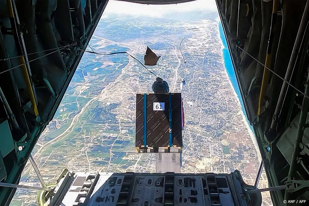 VS beginnen met hulpleveringen vanuit de lucht voor Gaza