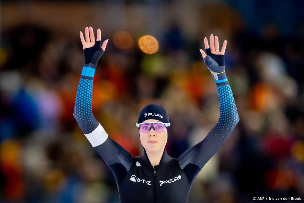 Schaatsster Lancee verstevigt leiding NK allround na 1500 meter