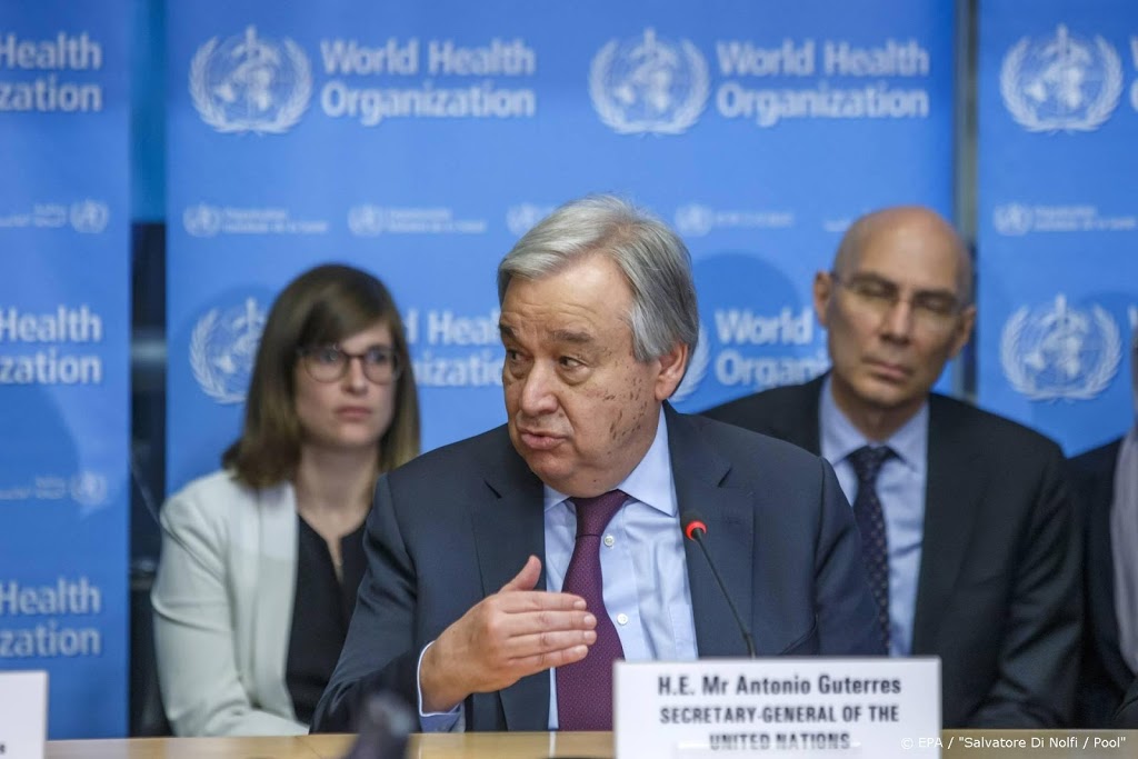 VN-chef Guterres noemt coronacrisis grootste uitdaging sinds WOII