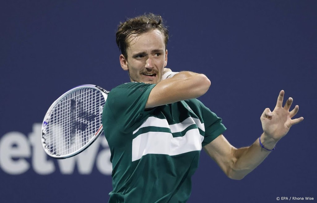 Medvedev uitgeschakeld in kwartfinales masterstoernooi Miami