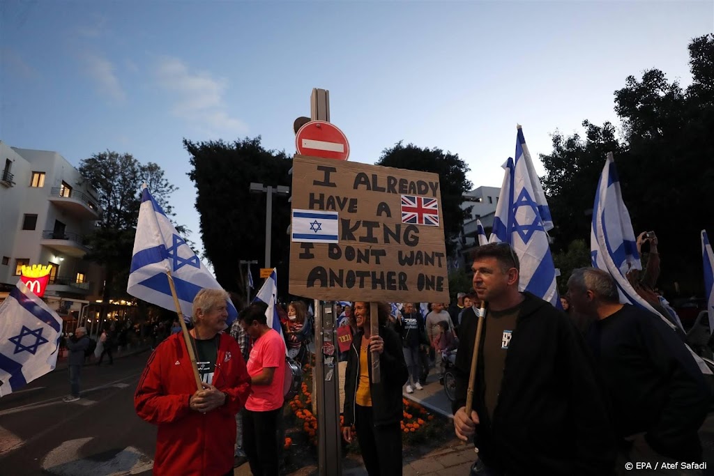 Massale protesten in Israël ondanks uitstel justitiële hervorming