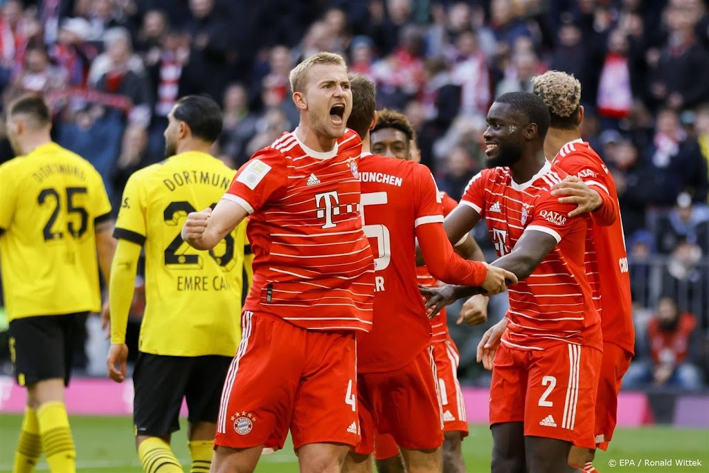 Bayern laat Dortmund kansloos in topper en pakt koppositie