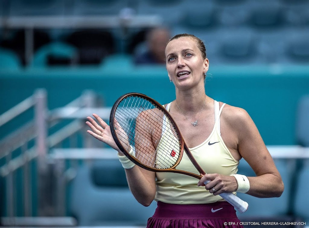 Tennisster Kvitova verslaat Rybakina en pakt titel in Miami