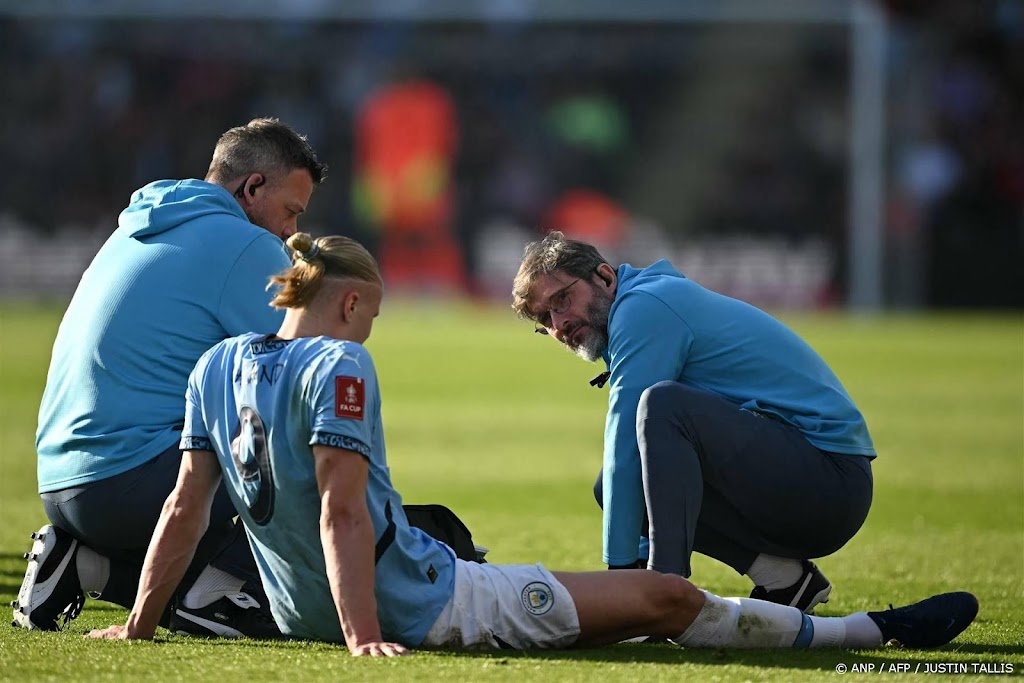 Haaland vijf tot zeven weken aan de kant met enkelblessure