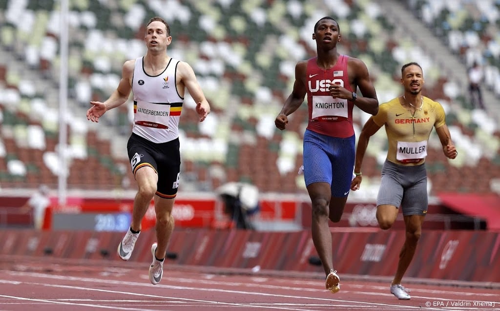 Atleet Knighton (18) op drie na snelste man op 200 meter