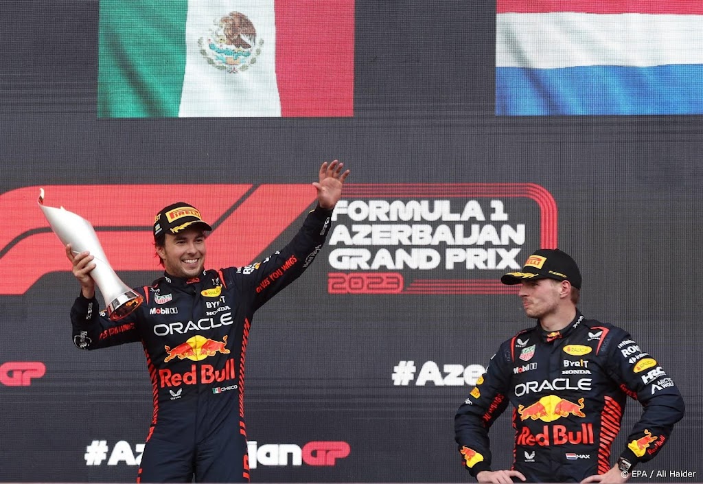 Verstappen en Pérez vechten 'met respect voor elkaar' om titel
