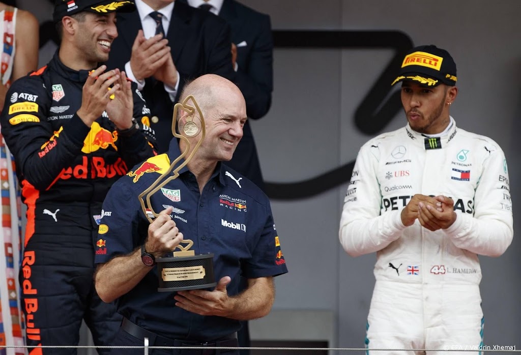 Meesterontwerper Newey langer bij Formule 1-team Red Bull 