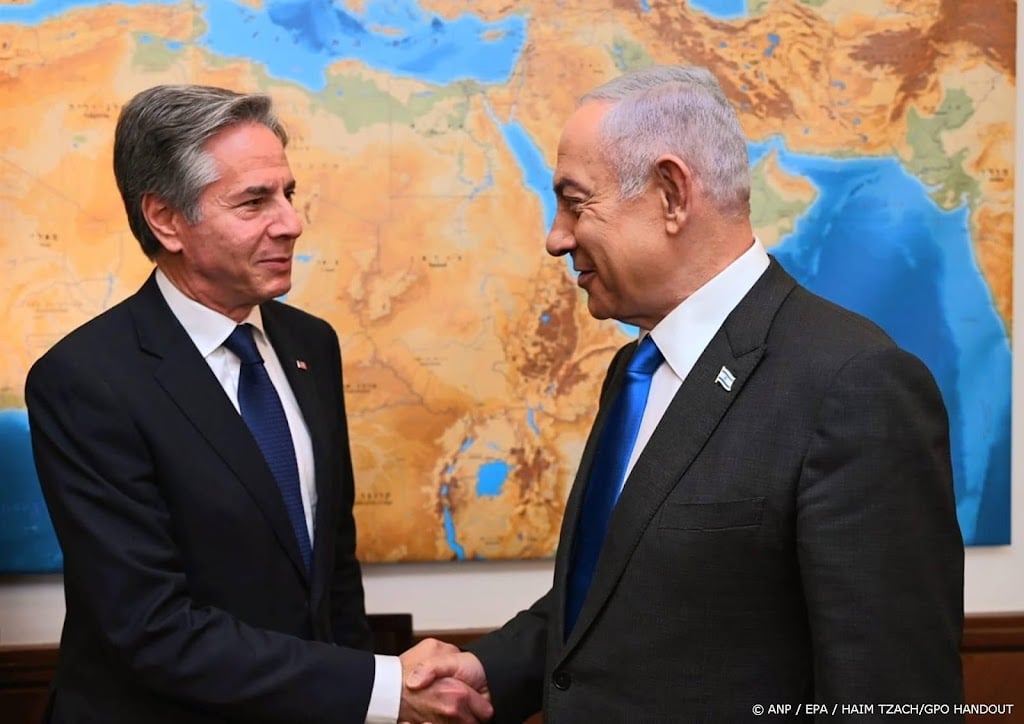 Blinken dringt bij Netanyahu aan op meer noodhulp voor Gaza